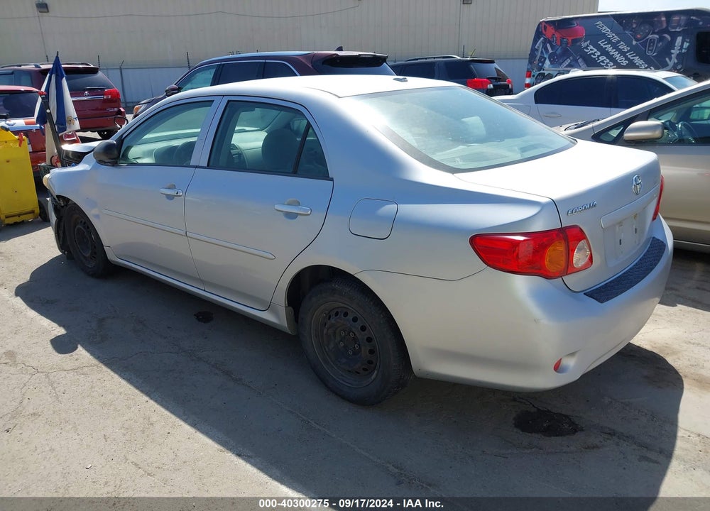 2009 TOYOTA COROLLA VIN: JTDBL40E599063025