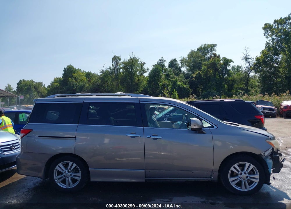 2012 NISSAN QUEST SL VIN: JN8AE2KP5C9050571