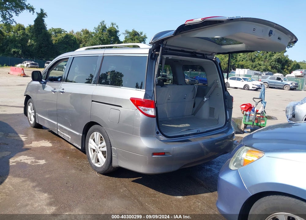 2012 NISSAN QUEST SL VIN: JN8AE2KP5C9050571