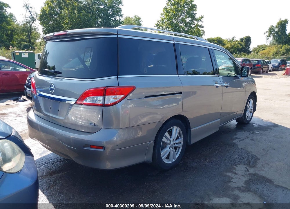 2012 NISSAN QUEST SL VIN: JN8AE2KP5C9050571