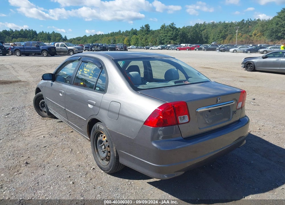 2005 HONDA CIVIC LX VIN: 2HGES16565H602902