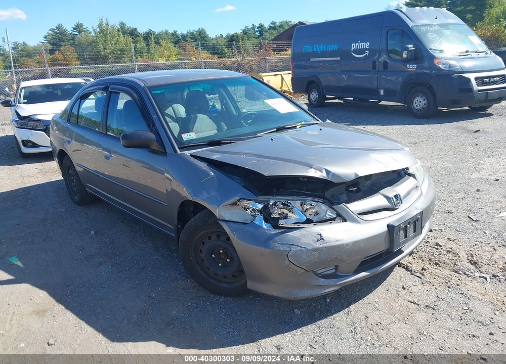 2005 HONDA CIVIC LX VIN: 2HGES16565H602902