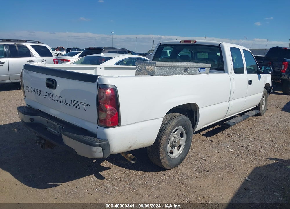 2004 CHEVROLET SILVERADO 1500 WORK TRUCK VIN: 1GCEC19T44E393932