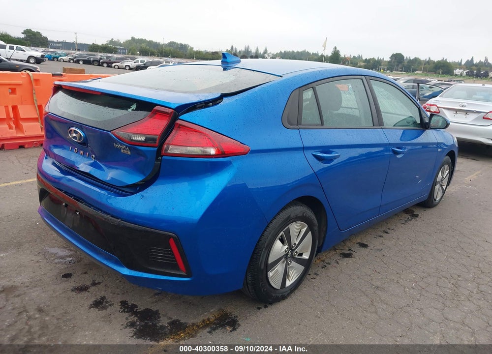 2018 HYUNDAI IONIQ HYBRID BLUE VIN: KMHC65LC9JU065515