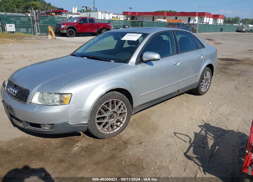 2003 AUDI A4 1.8T VIN: WAULC68E43A208496