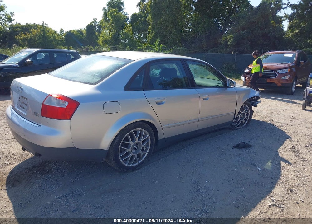 2003 AUDI A4 1.8T VIN: WAULC68E43A208496