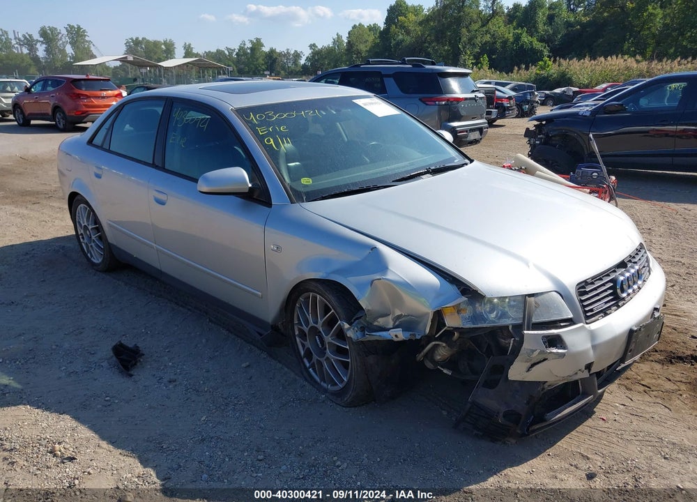 2003 AUDI A4 1.8T VIN: WAULC68E43A208496