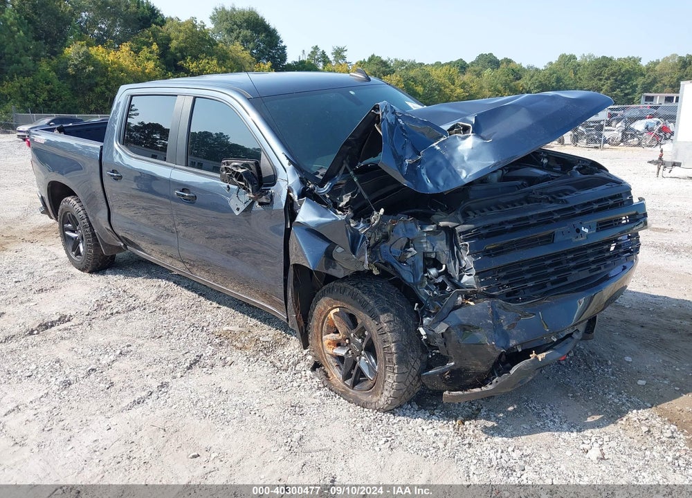 2021 CHEVROLET SILVERADO 1500 4WD SHORT BED LT TRAIL BOSS VIN: 1GCPYFEDXMZ274572