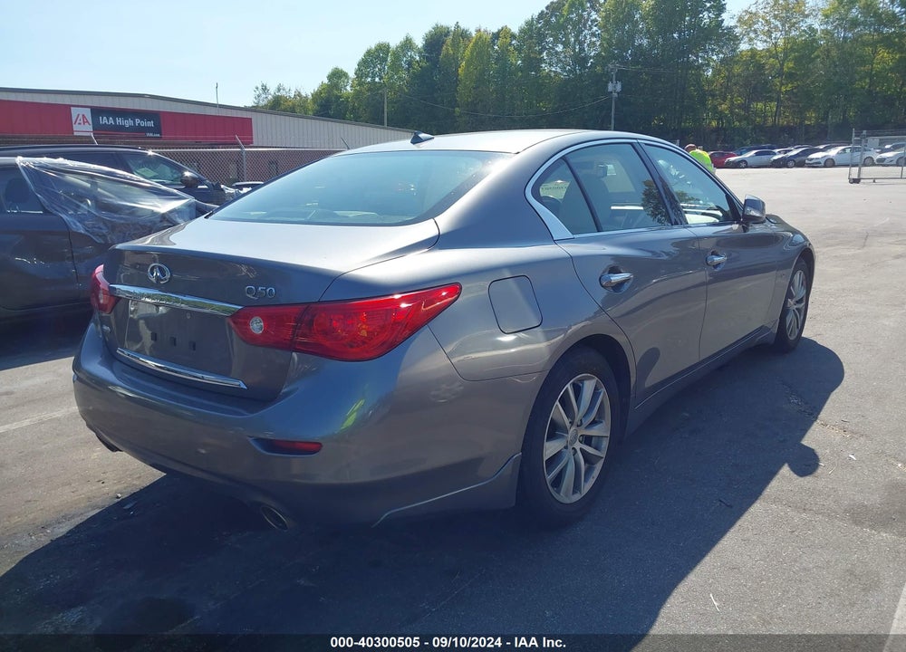 2015 INFINITI Q50 PREMIUM VIN: JN1BV7AR0FM411614