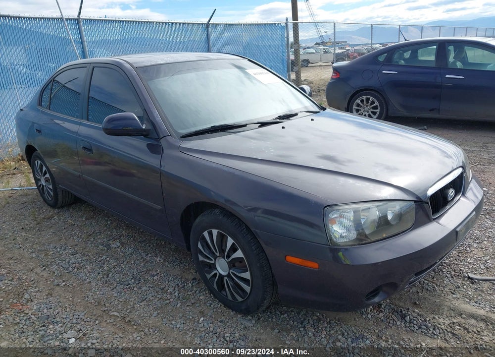 2001 HYUNDAI ELANTRA GLS VIN: KMHDN45D81U140731