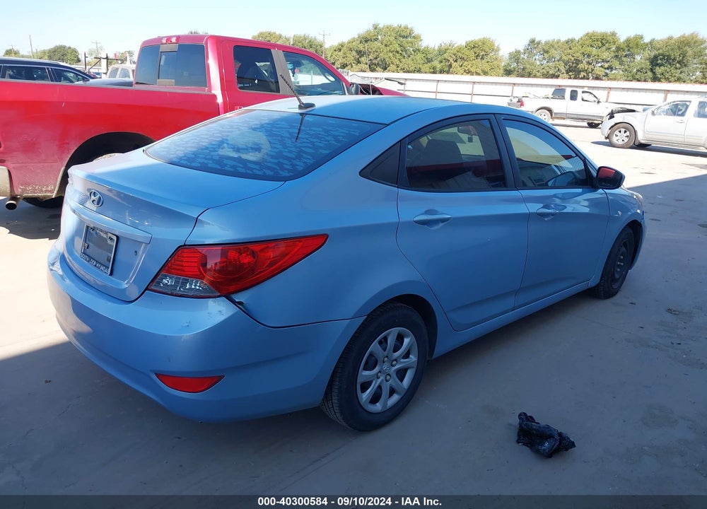 2013 HYUNDAI ACCENT GLS VIN: KMHCT4AE1DU440311
