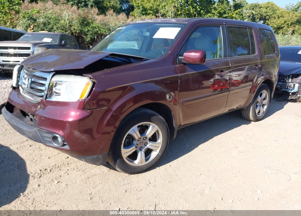 2015 HONDA PILOT EX-L VIN: 5FNYF4H59FB003322