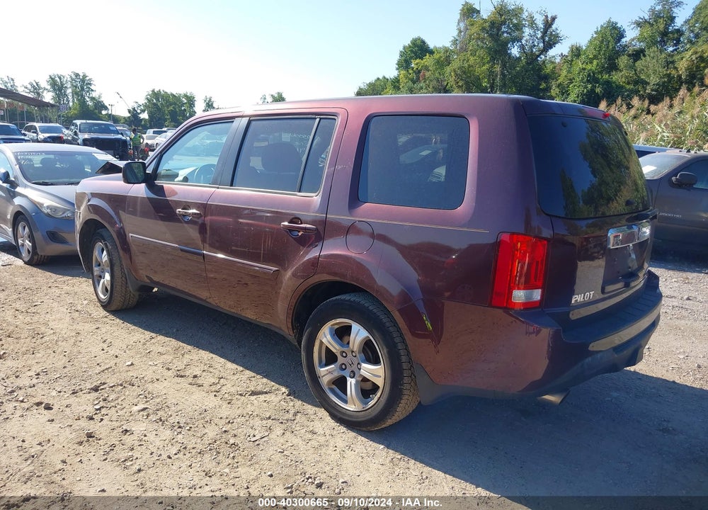 2015 HONDA PILOT EX-L VIN: 5FNYF4H59FB003322