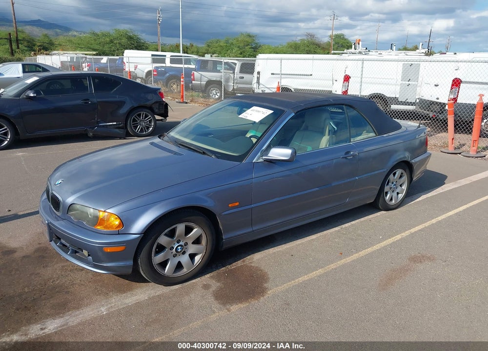 2001 BMW 325CI VIN: WBABS33471JY54981