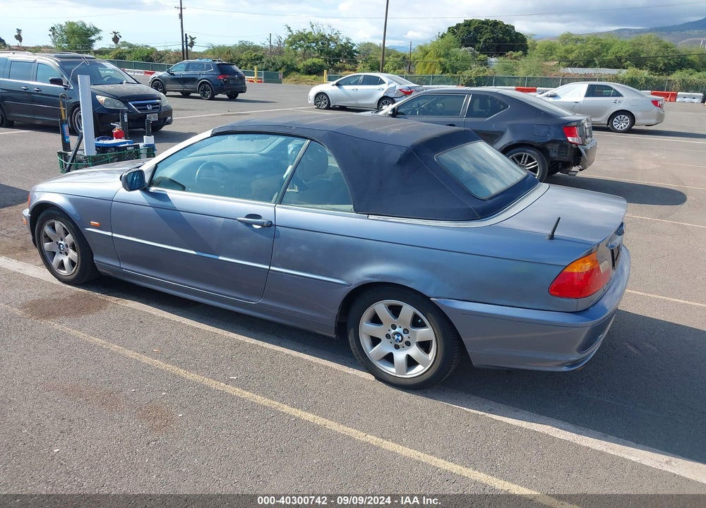 2001 BMW 325CI VIN: WBABS33471JY54981
