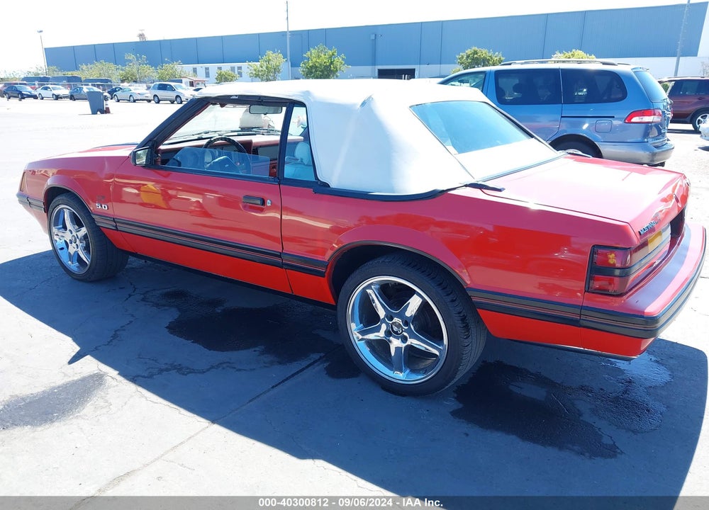 1984 FORD MUSTANG GLX VIN: 1FABP27M2EF184537