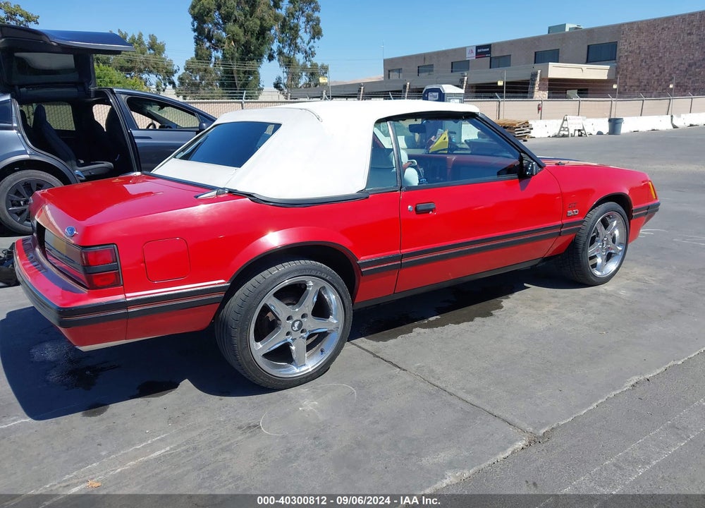 1984 FORD MUSTANG GLX VIN: 1FABP27M2EF184537