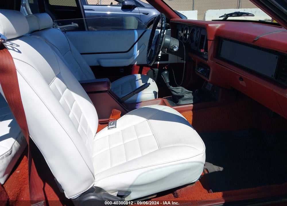 1984 FORD MUSTANG GLX VIN: 1FABP27M2EF184537