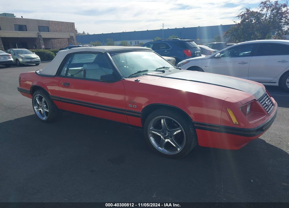 1984 FORD MUSTANG GLX VIN: 1FABP27M2EF184537