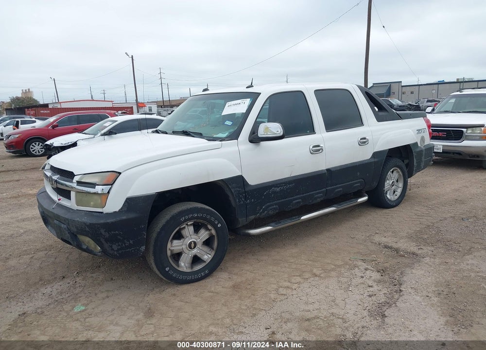 2004 CHEVROLET AVALANCHE 1500 VIN: 3GNEK12T54G332960