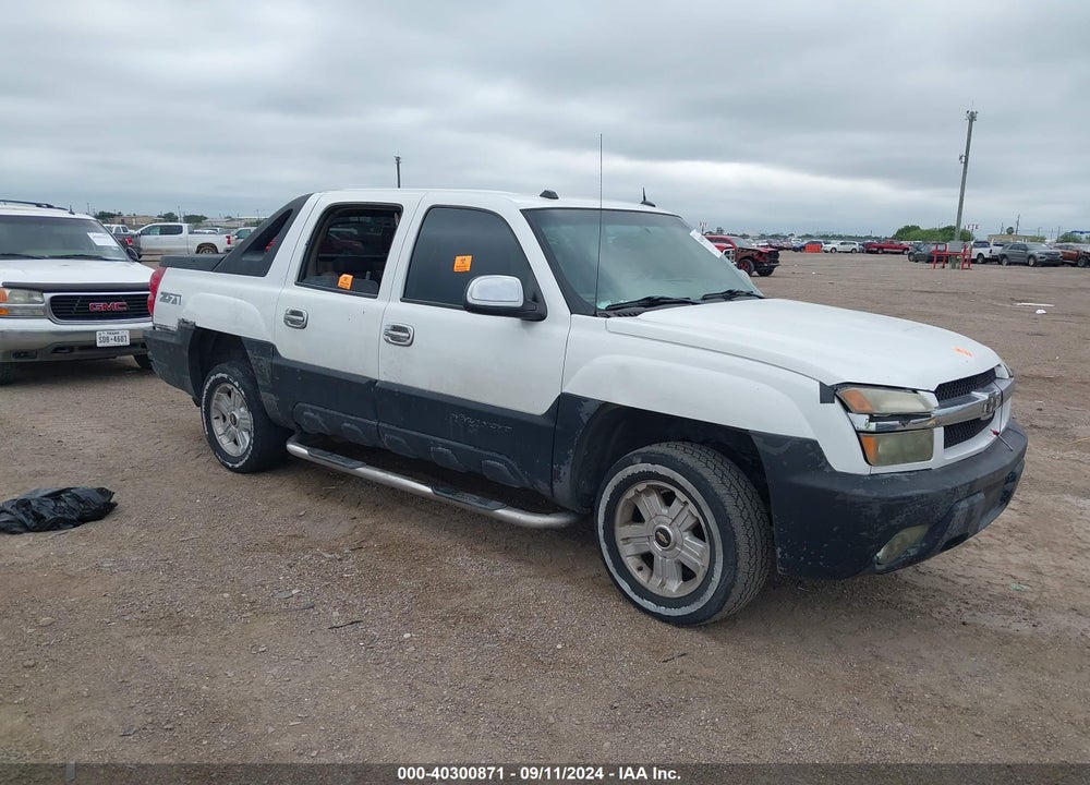 2004 CHEVROLET AVALANCHE 1500 VIN: 3GNEK12T54G332960
