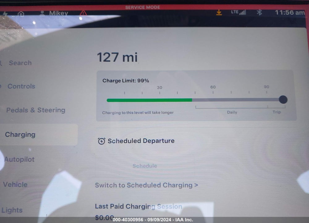 2016 TESLA MODEL S VIN: 5YJSA1E23GF139220