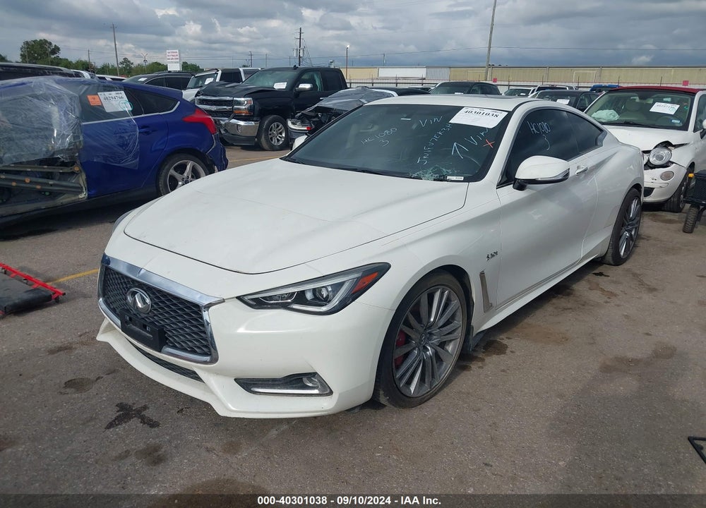 2017 INFINITI Q60 3.0T RED SPORT 400 VIN: JN1FV7EK3HM610075