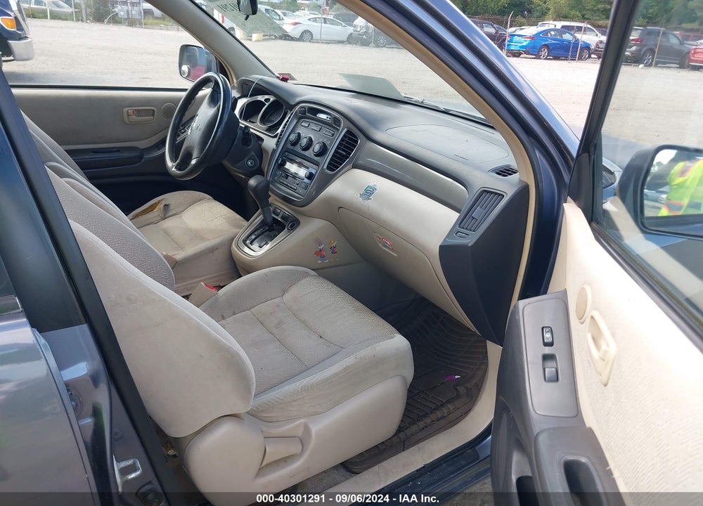 2001 TOYOTA HIGHLANDER V6 VIN: JTEHF21AX10030818
