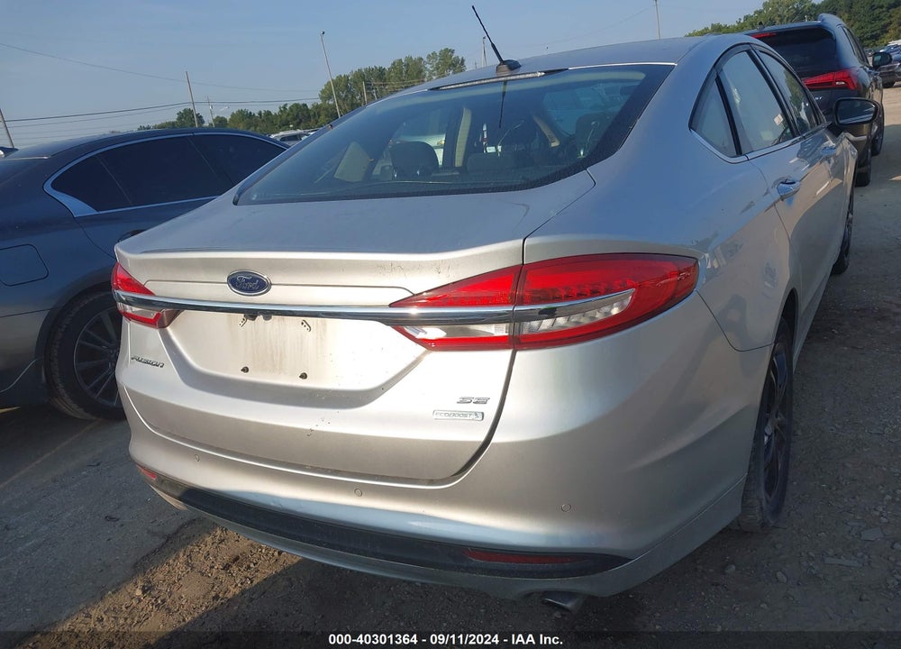 2018 FORD FUSION SE VIN: 3FA6P0HD7JR284621