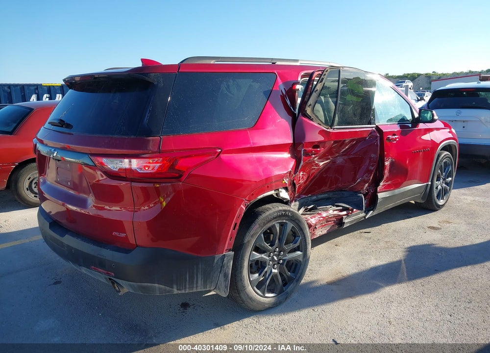 2021 CHEVROLET TRAVERSE FWD RS VIN: 1GNERJKW9MJ120440