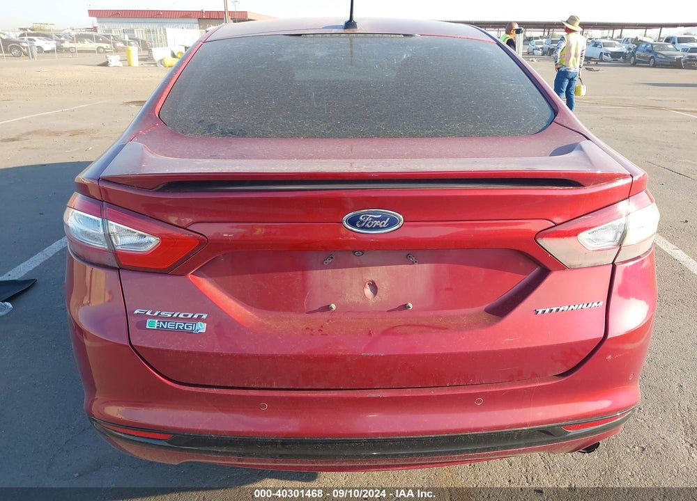 2016 FORD FUSION ENERGI TITANIUM VIN: 3FA6P0SU6GR320963
