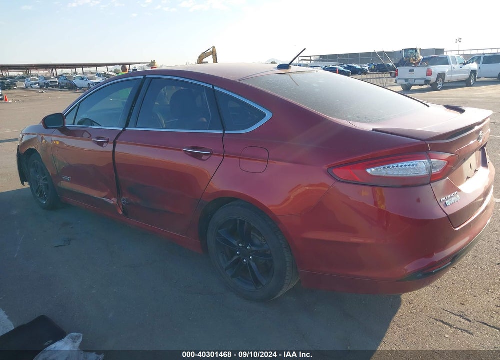 2016 FORD FUSION ENERGI TITANIUM VIN: 3FA6P0SU6GR320963