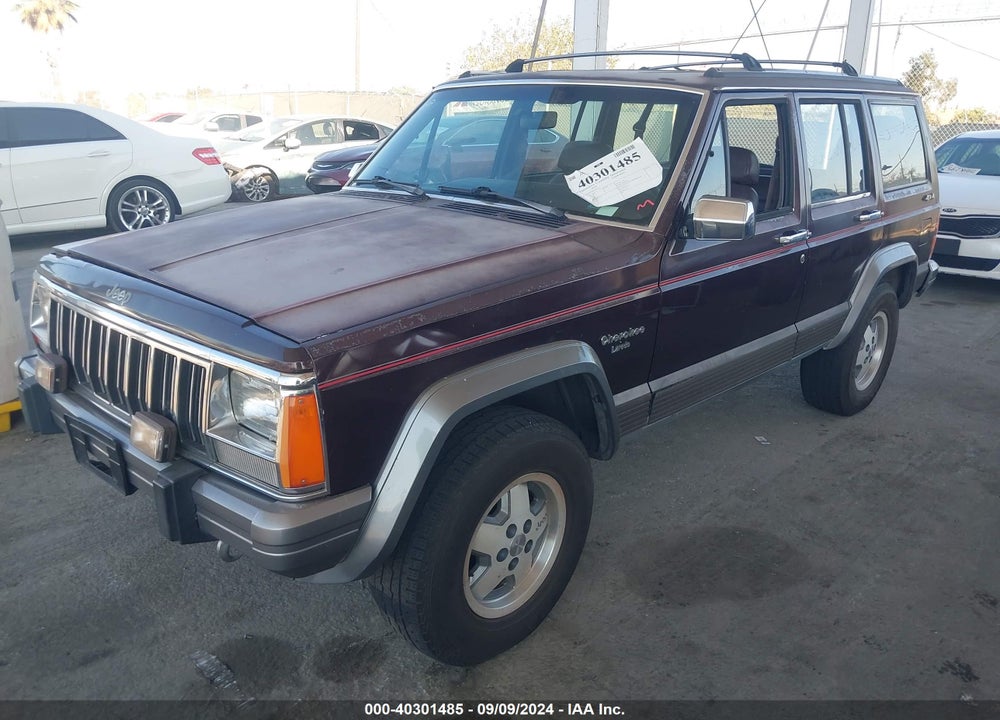 1991 JEEP CHEROKEE LAREDO VIN: 1J4FJ58S4ML638177