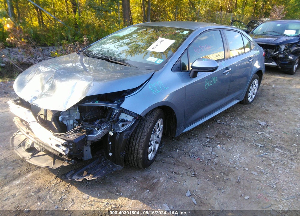 2022 TOYOTA COROLLA LE VIN: JTDEPMAE7NJ222510
