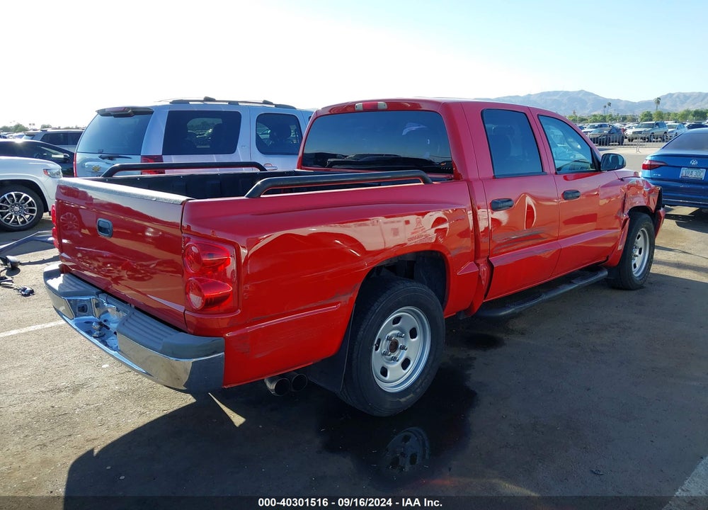 2006 DODGE DAKOTA SLT VIN: 1D7HE48N36S588782