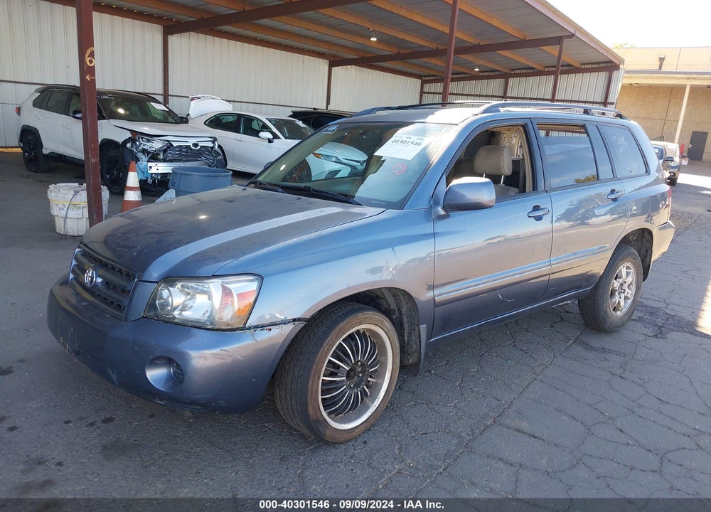 2005 TOYOTA HIGHLANDER V6 VIN: JTEGP21A150049613