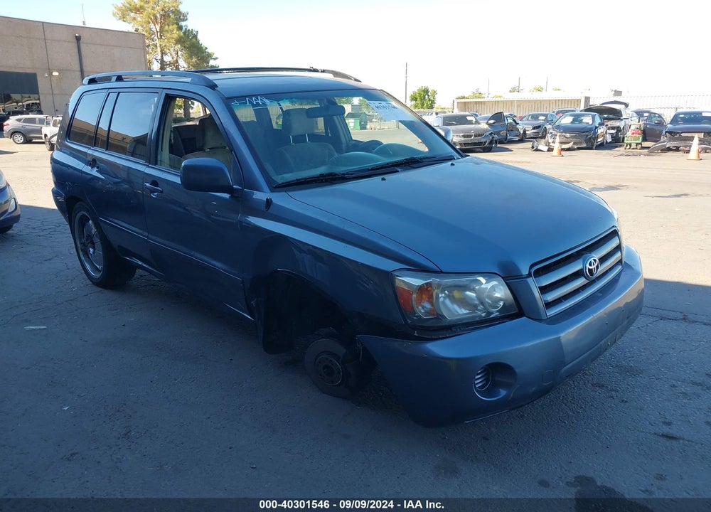 2005 TOYOTA HIGHLANDER V6 VIN: JTEGP21A150049613