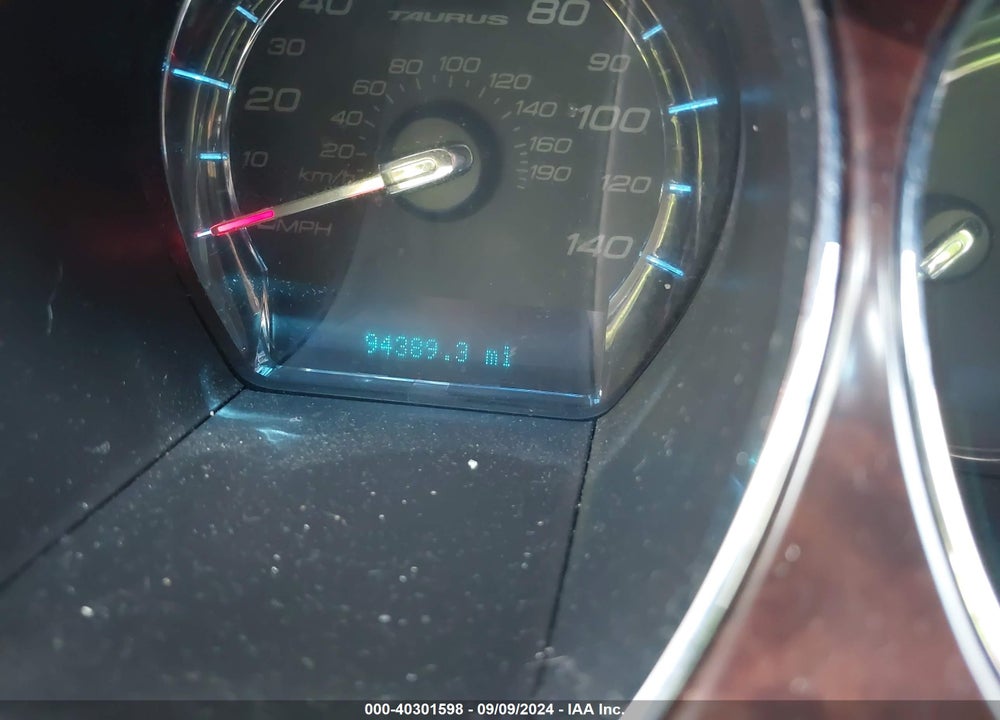 2012 FORD TAURUS SEL VIN: 1FAHP2EW8CG106530