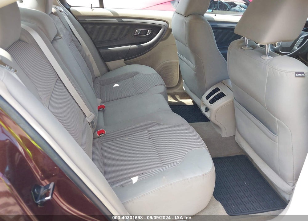 2012 FORD TAURUS SEL VIN: 1FAHP2EW8CG106530
