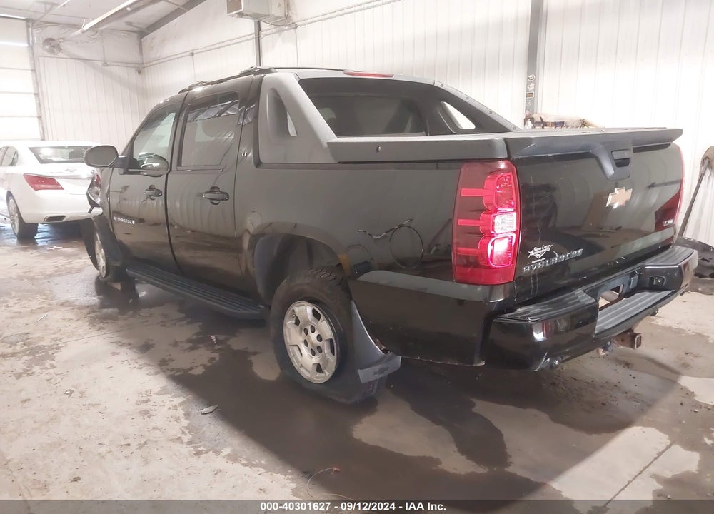 2007 CHEVROLET AVALANCHE 1500 LT VIN: 3GNFK12347G163104
