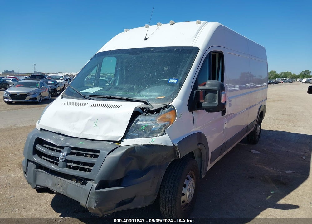 2017 RAM PROMASTER 2500 HIGH ROOF 159 WB VIN: 3C6TRVDGXHE535077