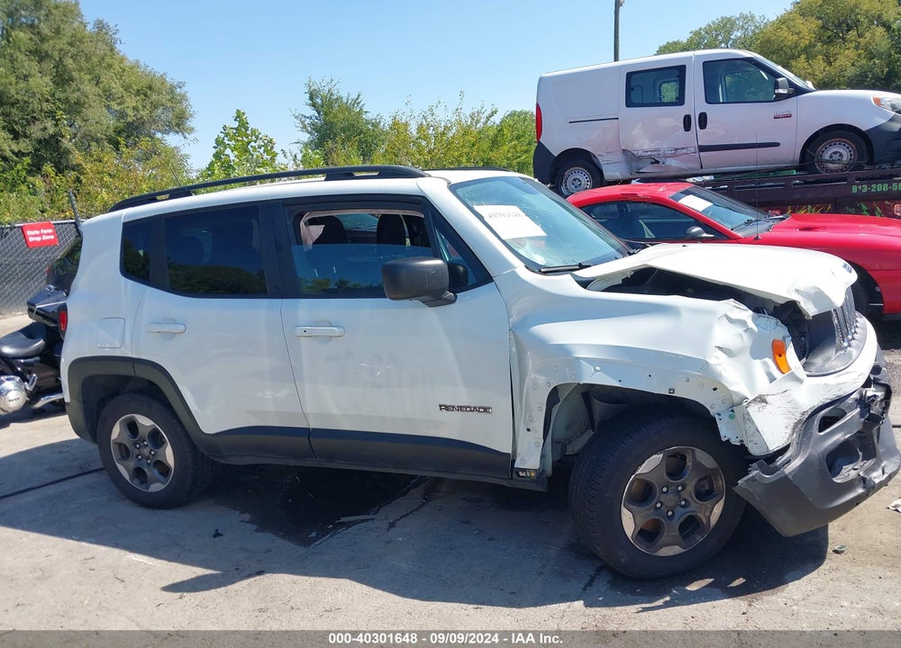 2016 JEEP RENEGADE SPORT VIN: ZACCJBAT8GPD80899