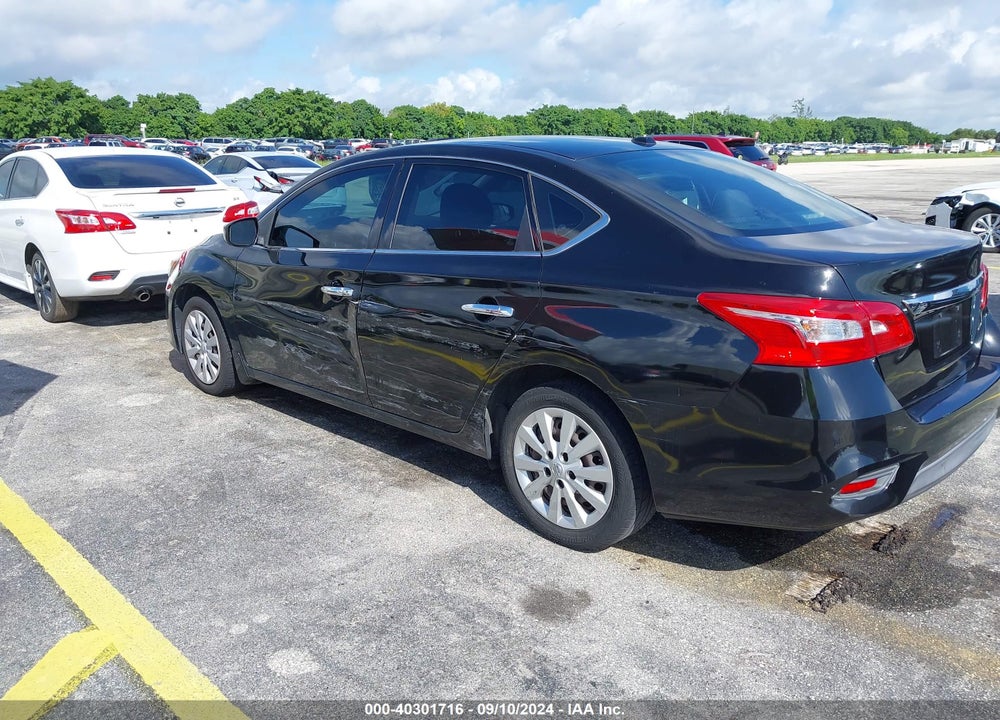 2017 NISSAN SENTRA SV VIN: 3N1AB7AP7HL670018