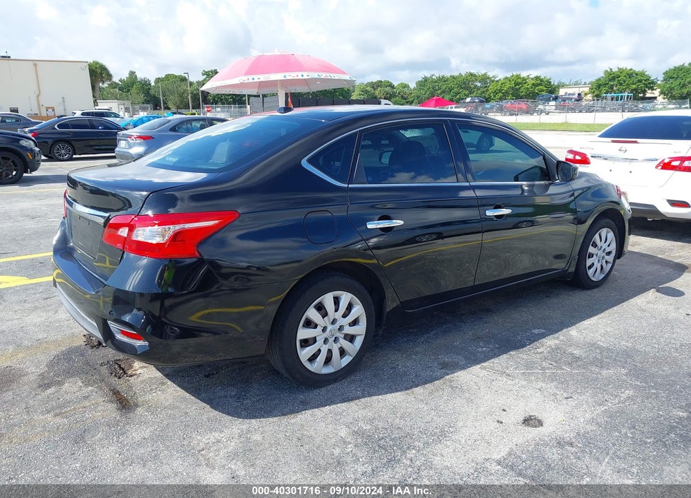2017 NISSAN SENTRA SV VIN: 3N1AB7AP7HL670018