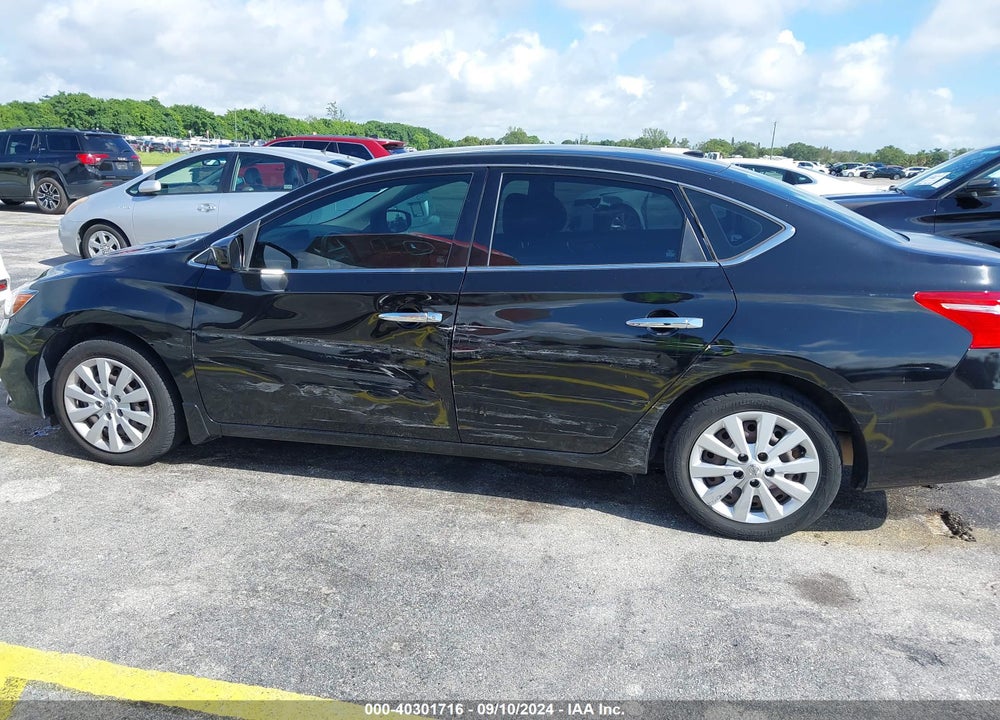 2017 NISSAN SENTRA SV VIN: 3N1AB7AP7HL670018