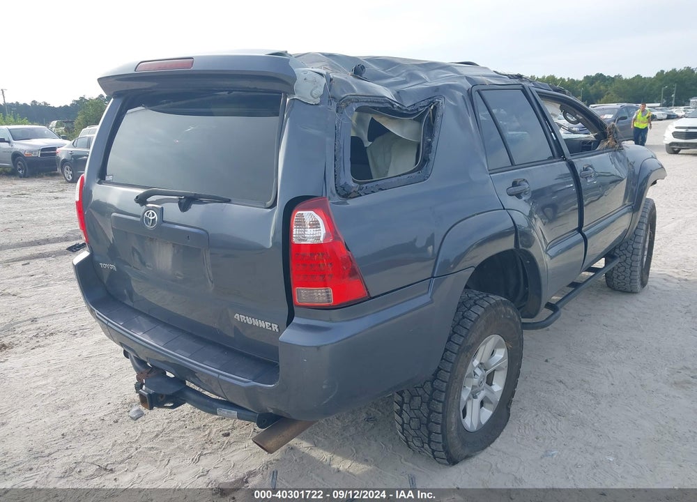 2007 TOYOTA 4RUNNER SPORT V6 VIN: JTEBU14R770109895