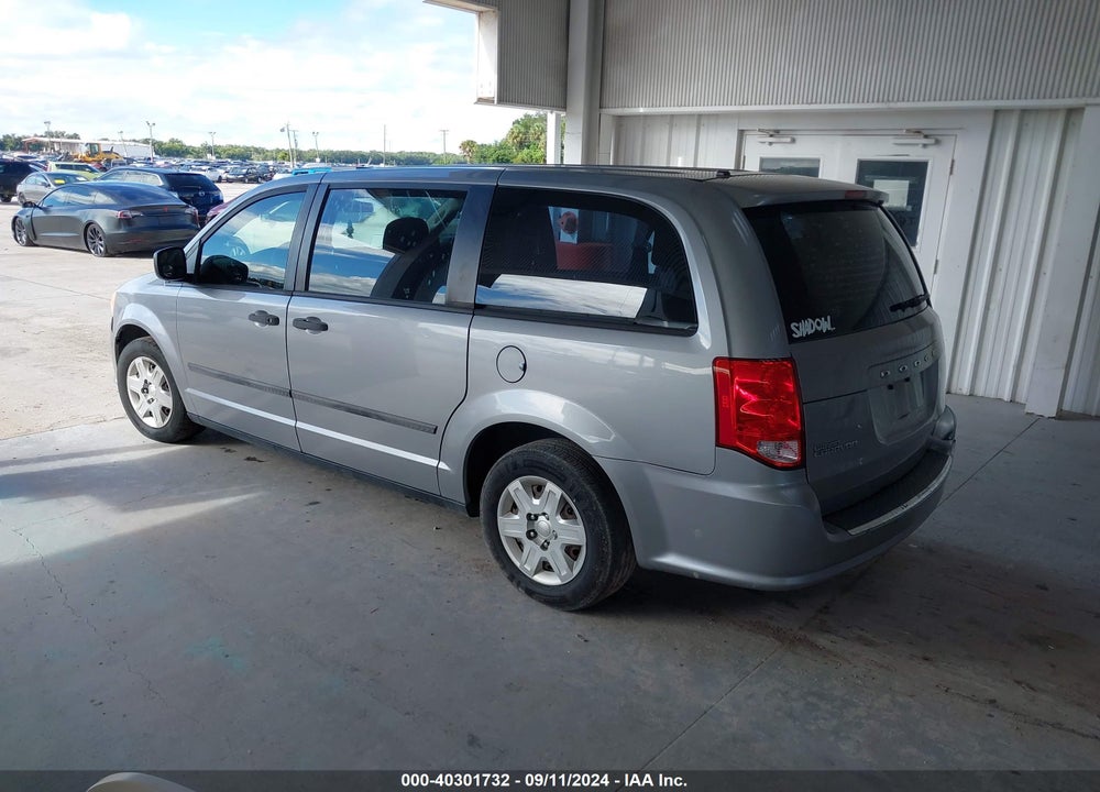 2013 DODGE GRAND CARAVAN AMERICAN VALUE PKG VIN: 2C4RDGBG1DR703293