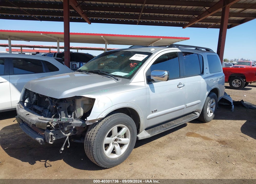 2008 NISSAN ARMADA SE VIN: 5N1AA08D38N631165