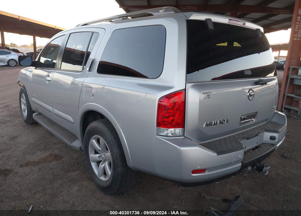 2008 NISSAN ARMADA SE VIN: 5N1AA08D38N631165