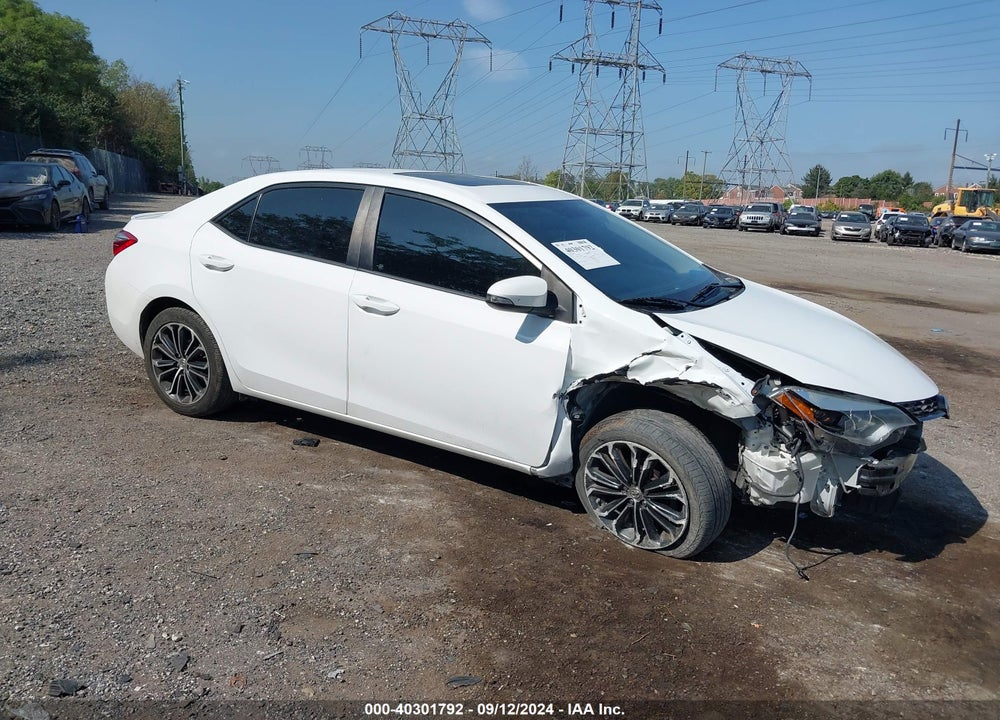 2016 TOYOTA COROLLA S PLUS VIN: 2T1BURHE3GC729952